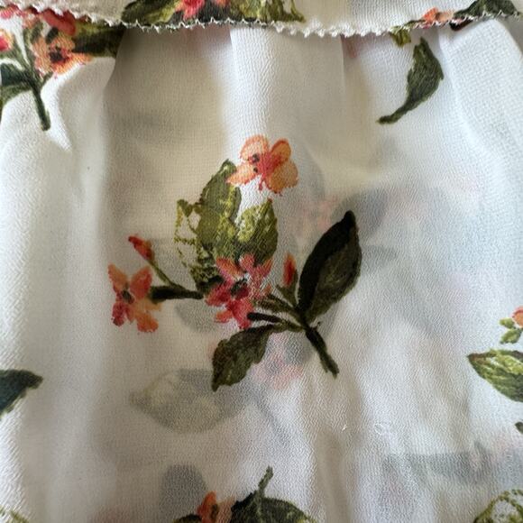 Y2K Vintage Abercrombie & Fitch Women's Medium Shirt Cami Babydoll Fairy Sheer - Picture 12 of 12